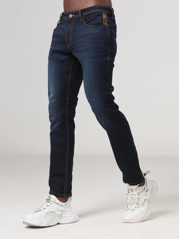 Mid Wash Slim Fit Jeans