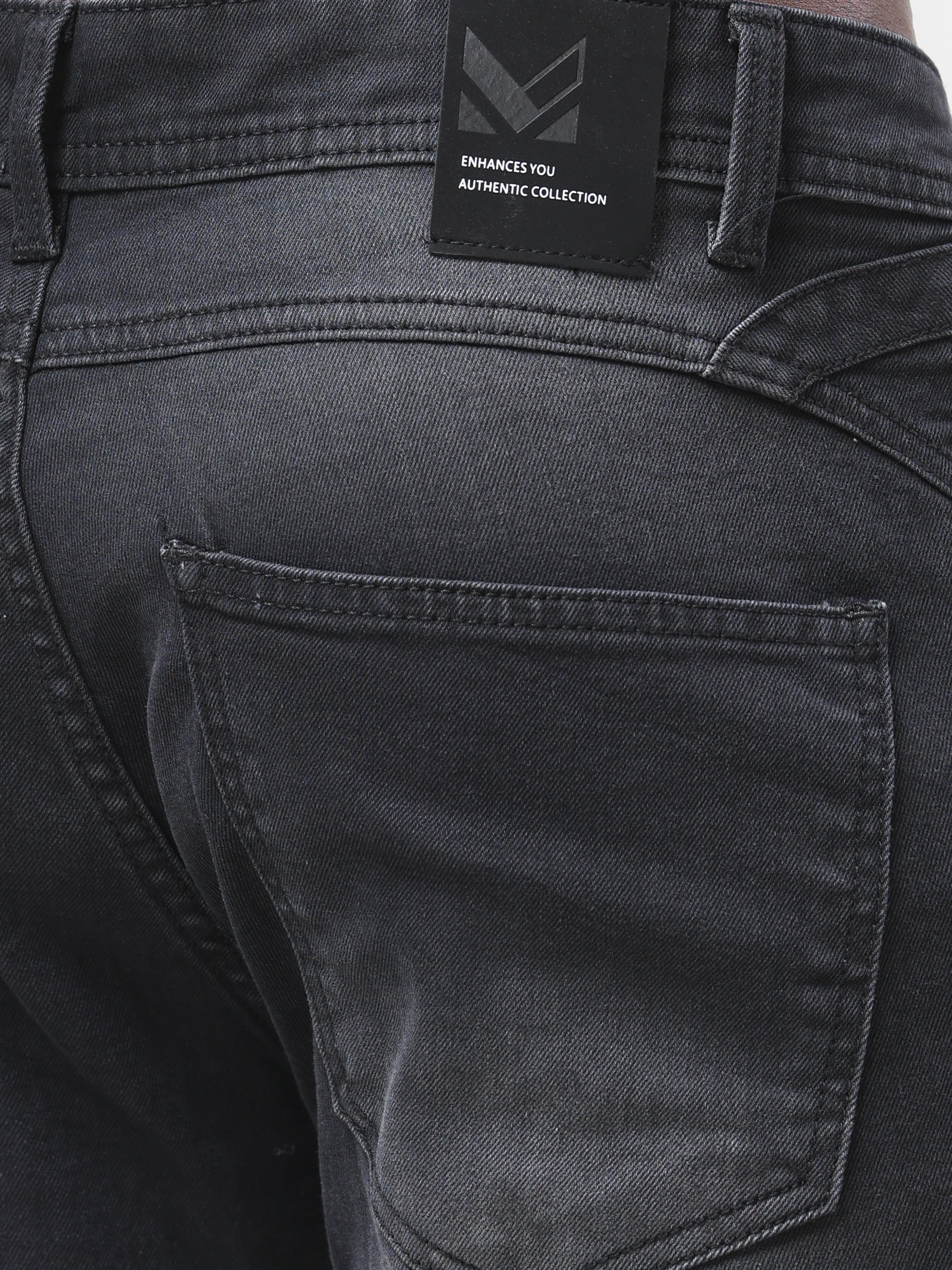 Mid Wash Slim Fit Jeans
