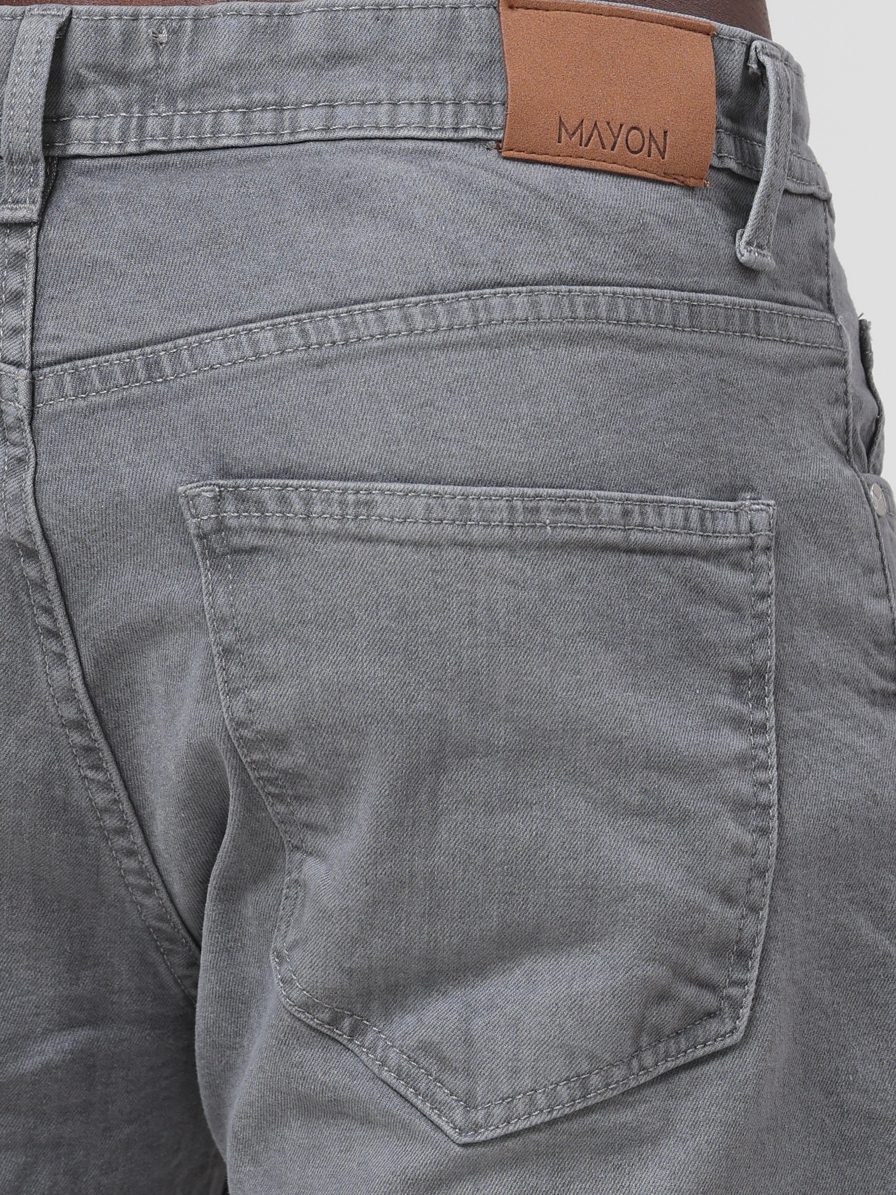 Mid Wash Slim Fit Jeans