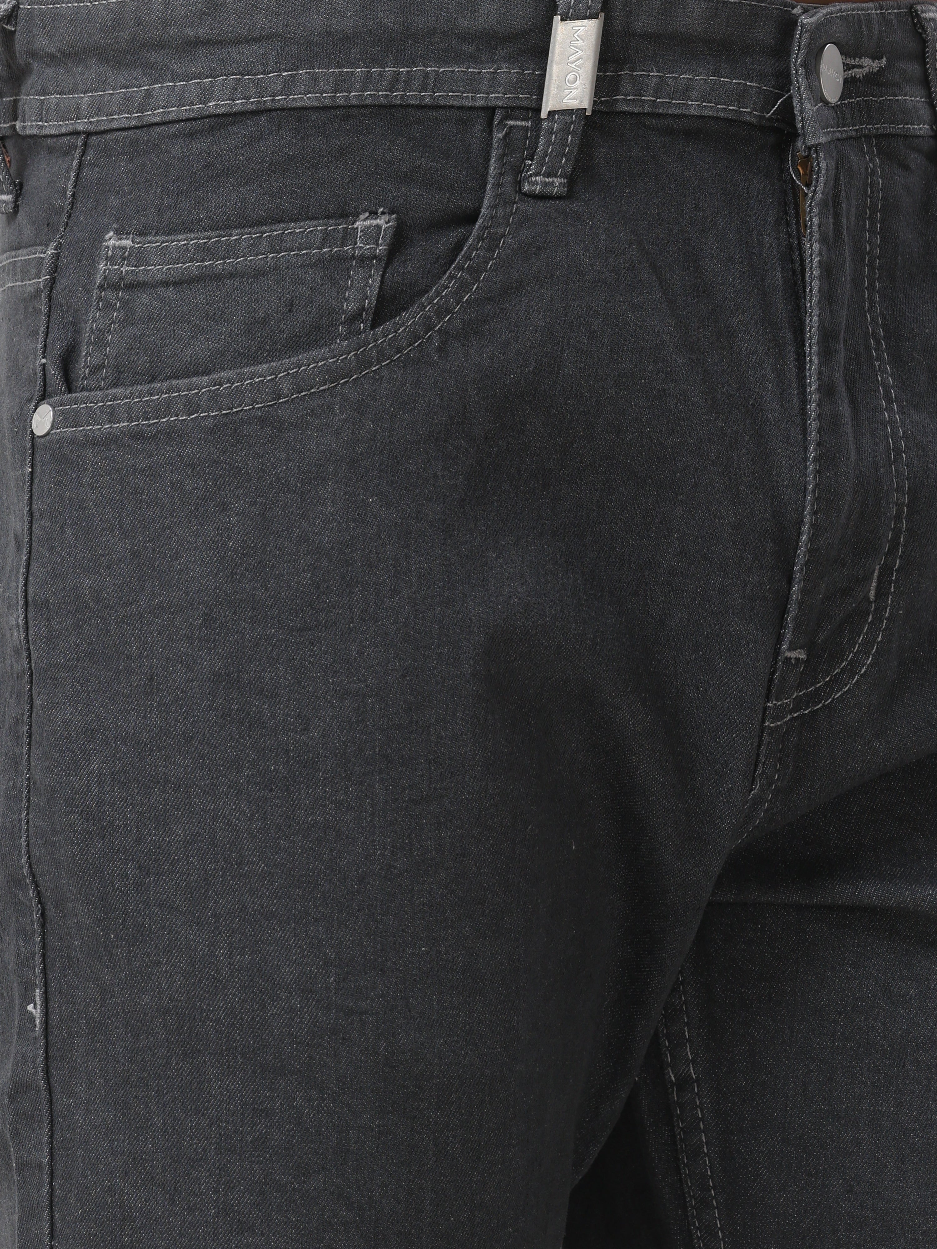 Mid Wash Slim Fit Jeans