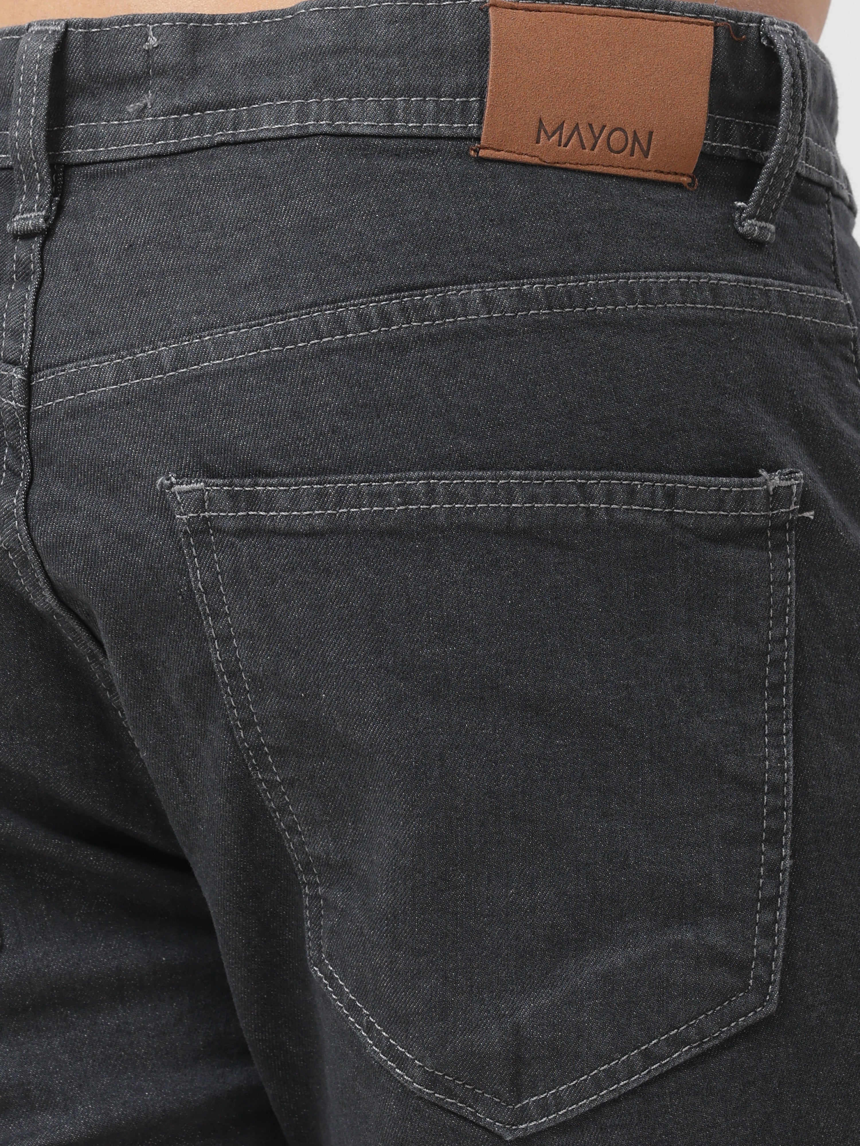 Mid Wash Slim Fit Jeans