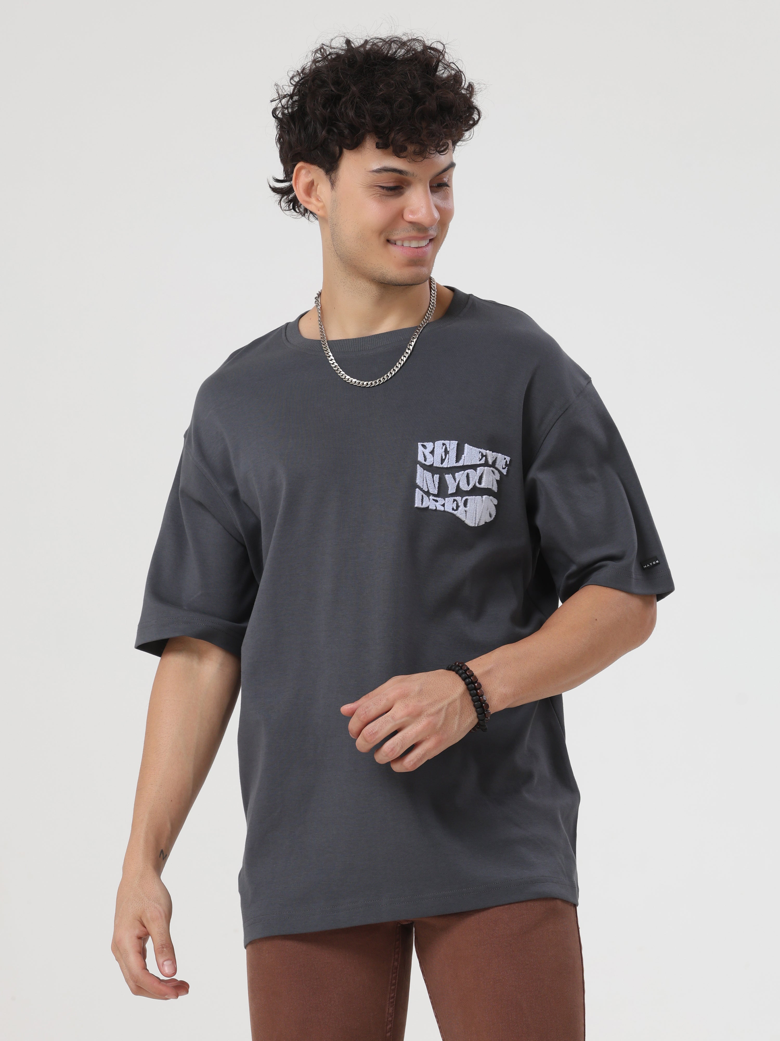 Gray Oversized T-Shirt