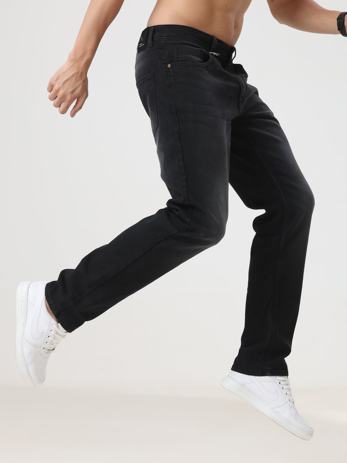Mid Wash Regular Fit Jeans
