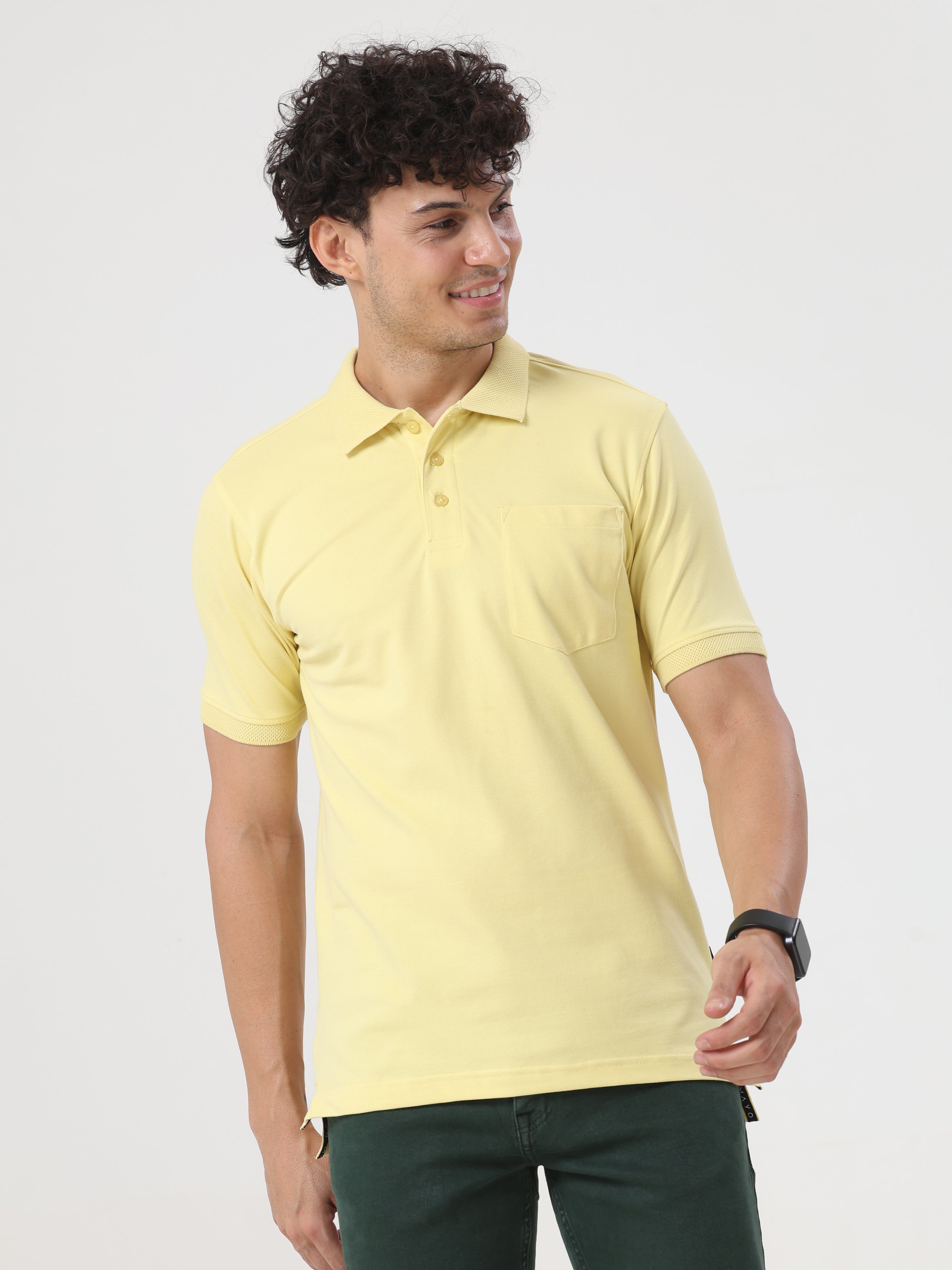 Solid Pocket Polo