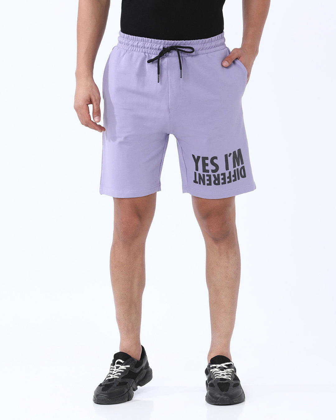 Day Break Solid Knitted Shorts