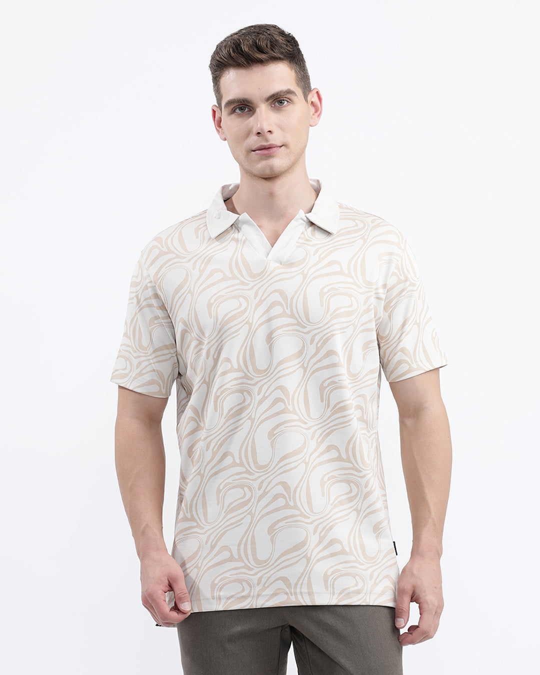 Waves Printed Polo