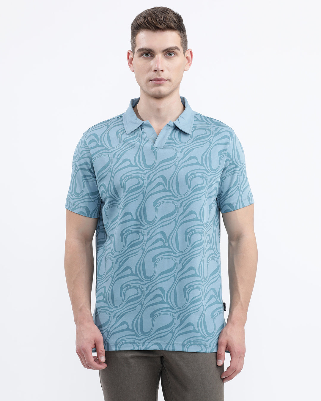 Waves Printed Polo