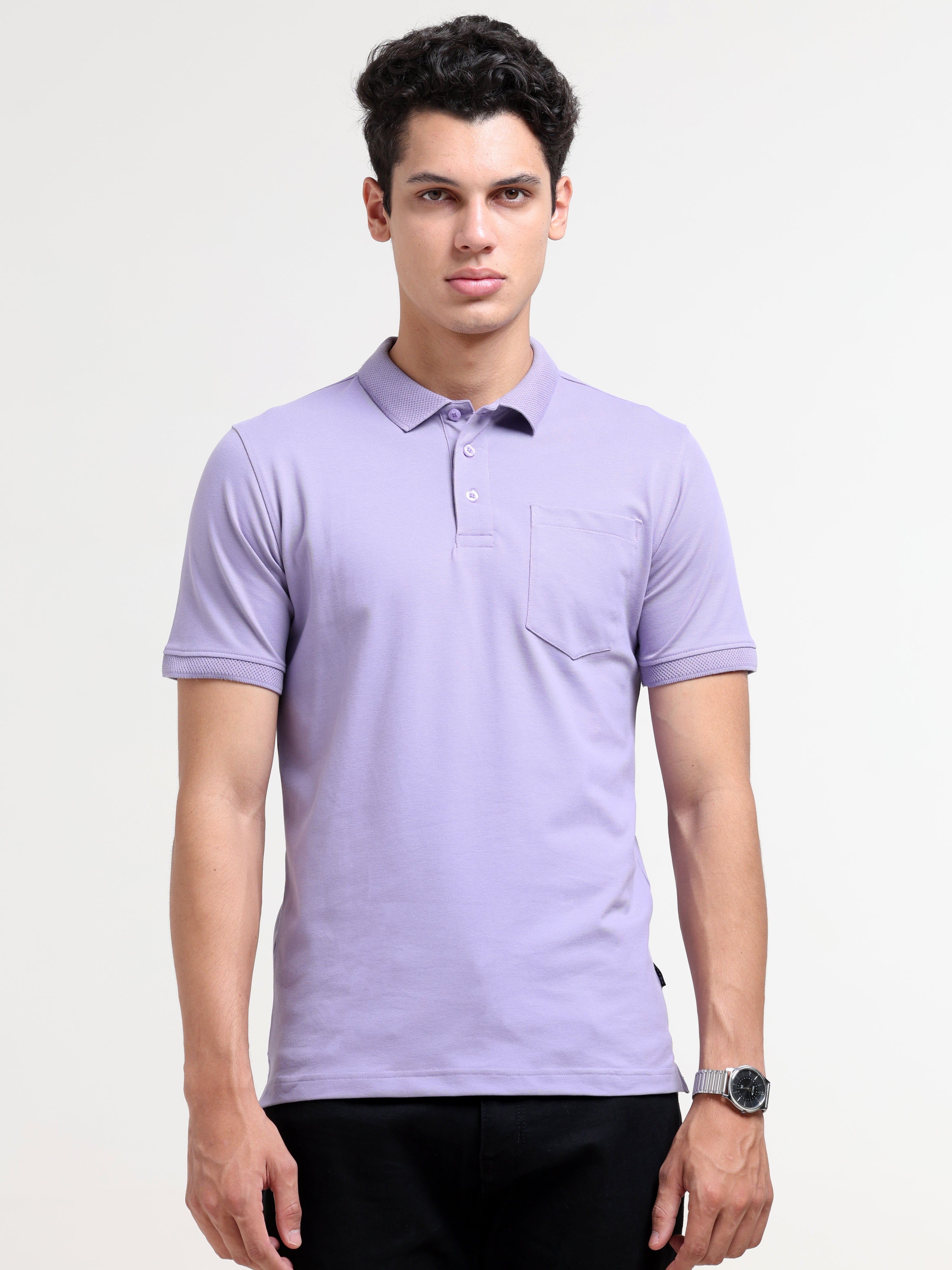 Solid Pocket Polo