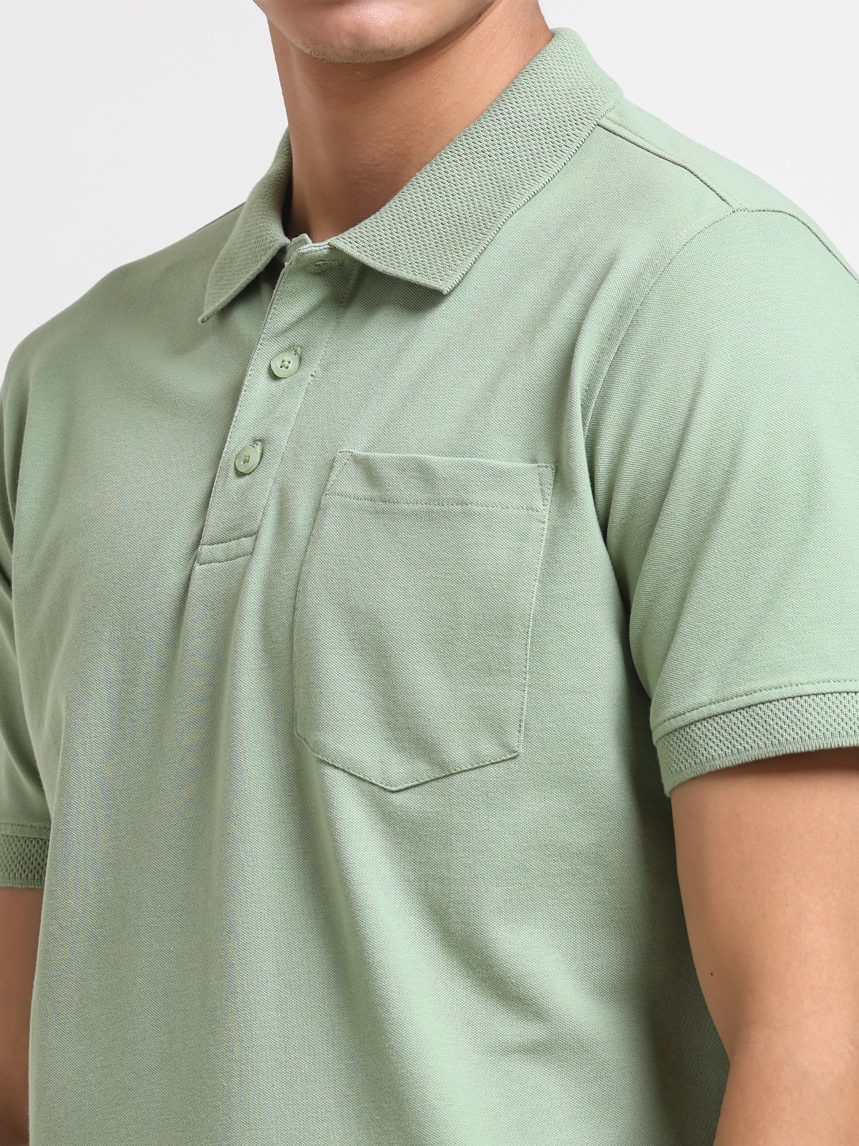 Solid Pocket Polo