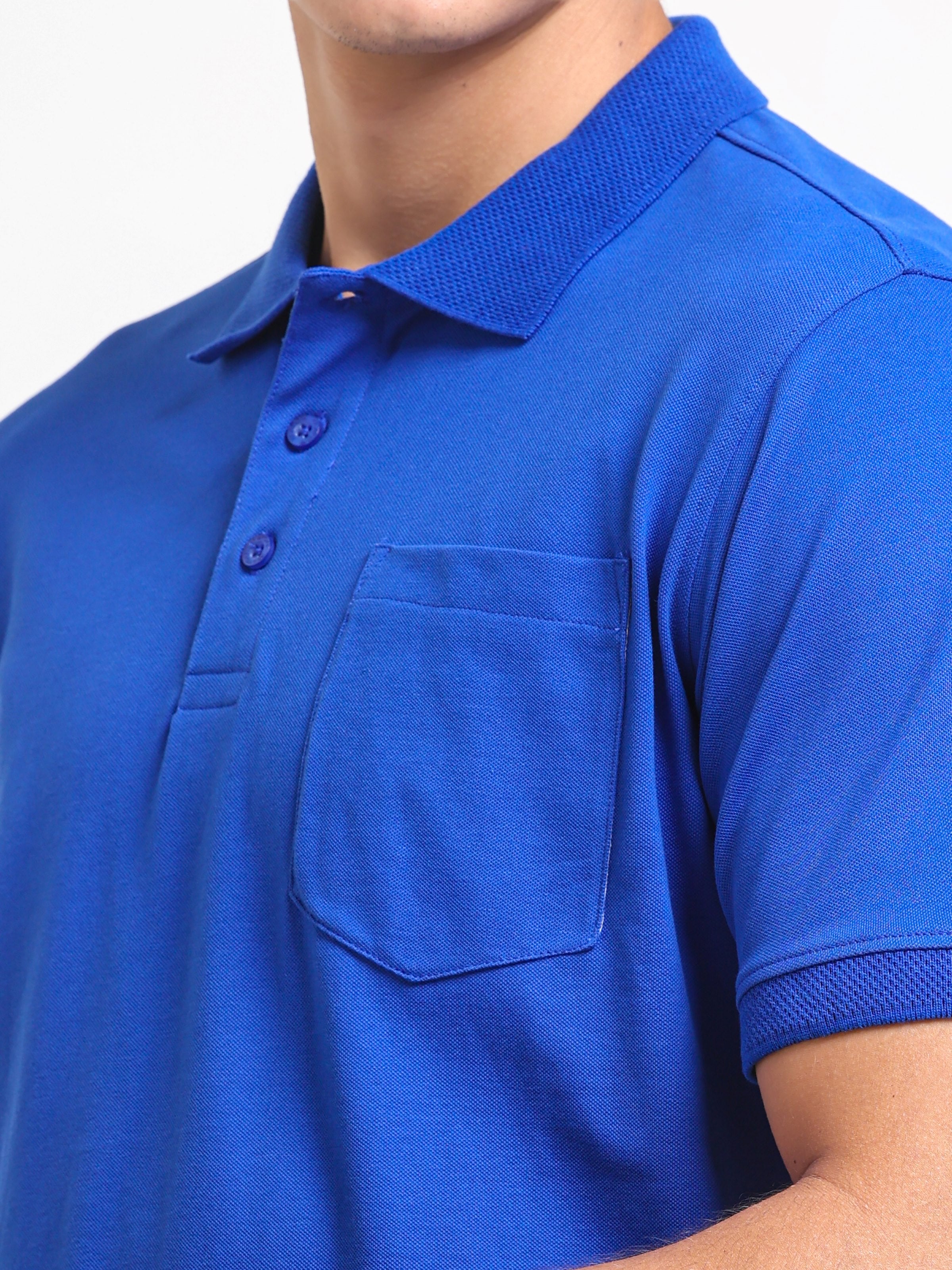 Solid Pocket Polo