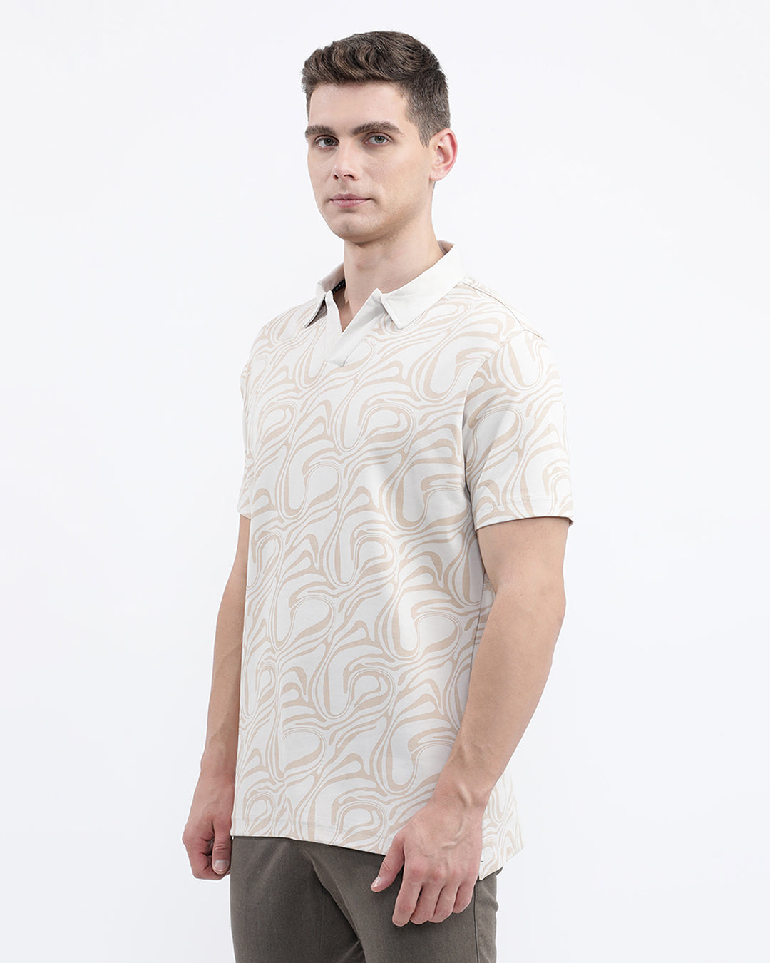 Waves Printed Polo