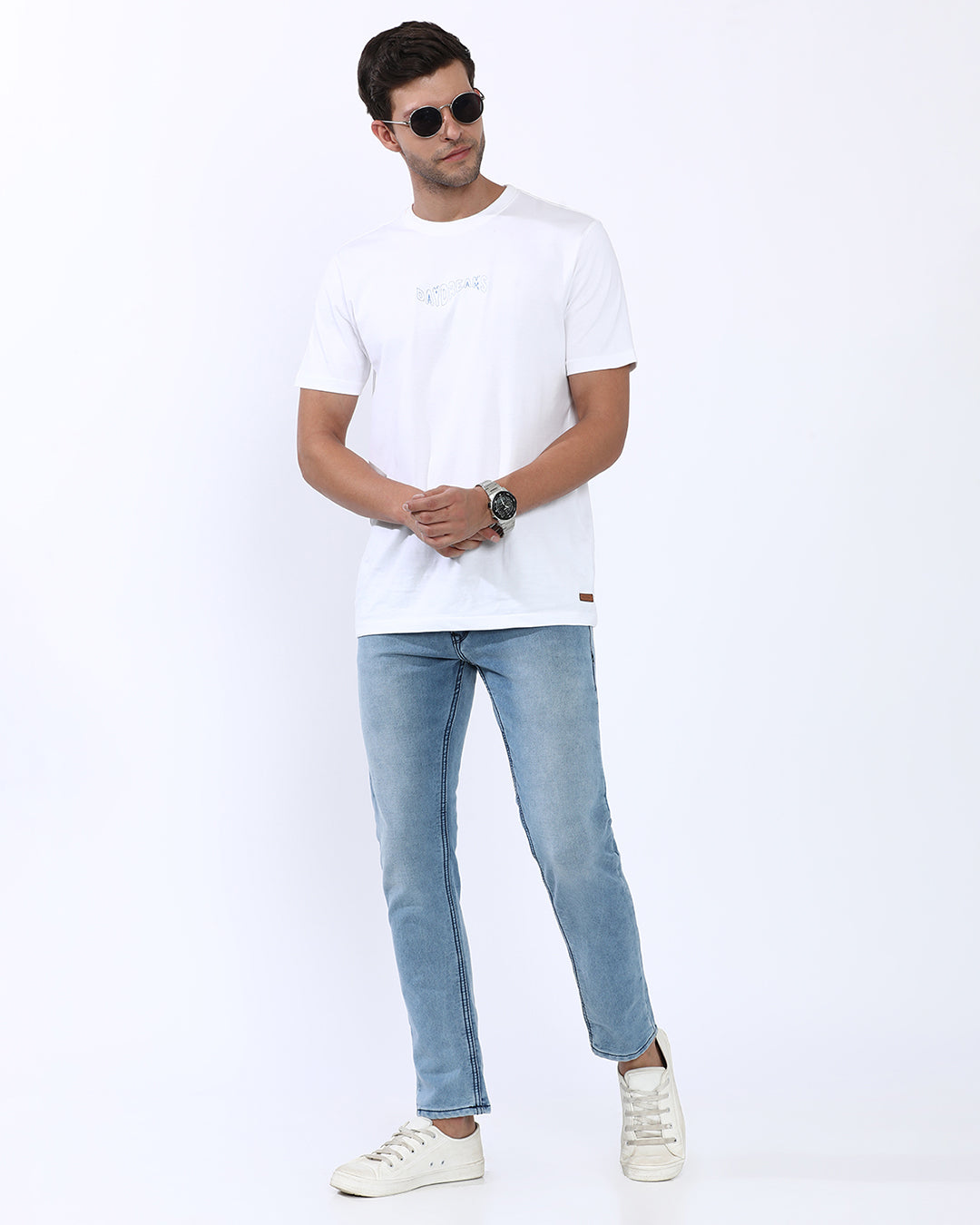 Light Wash Slim Fit Jeans