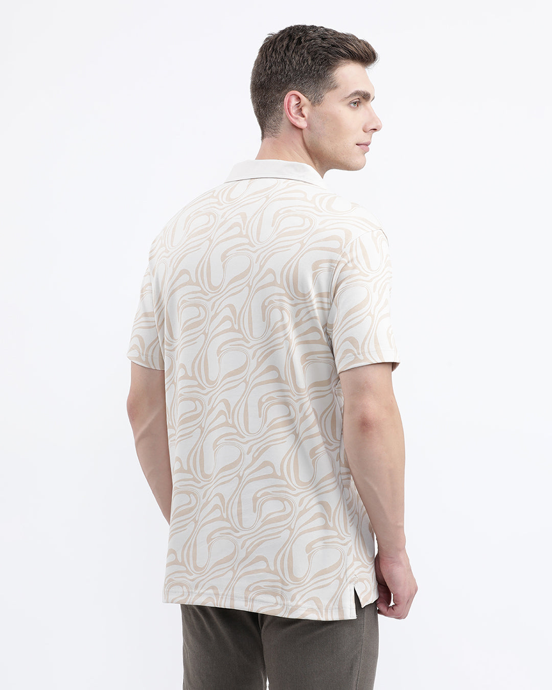 Waves Printed Polo