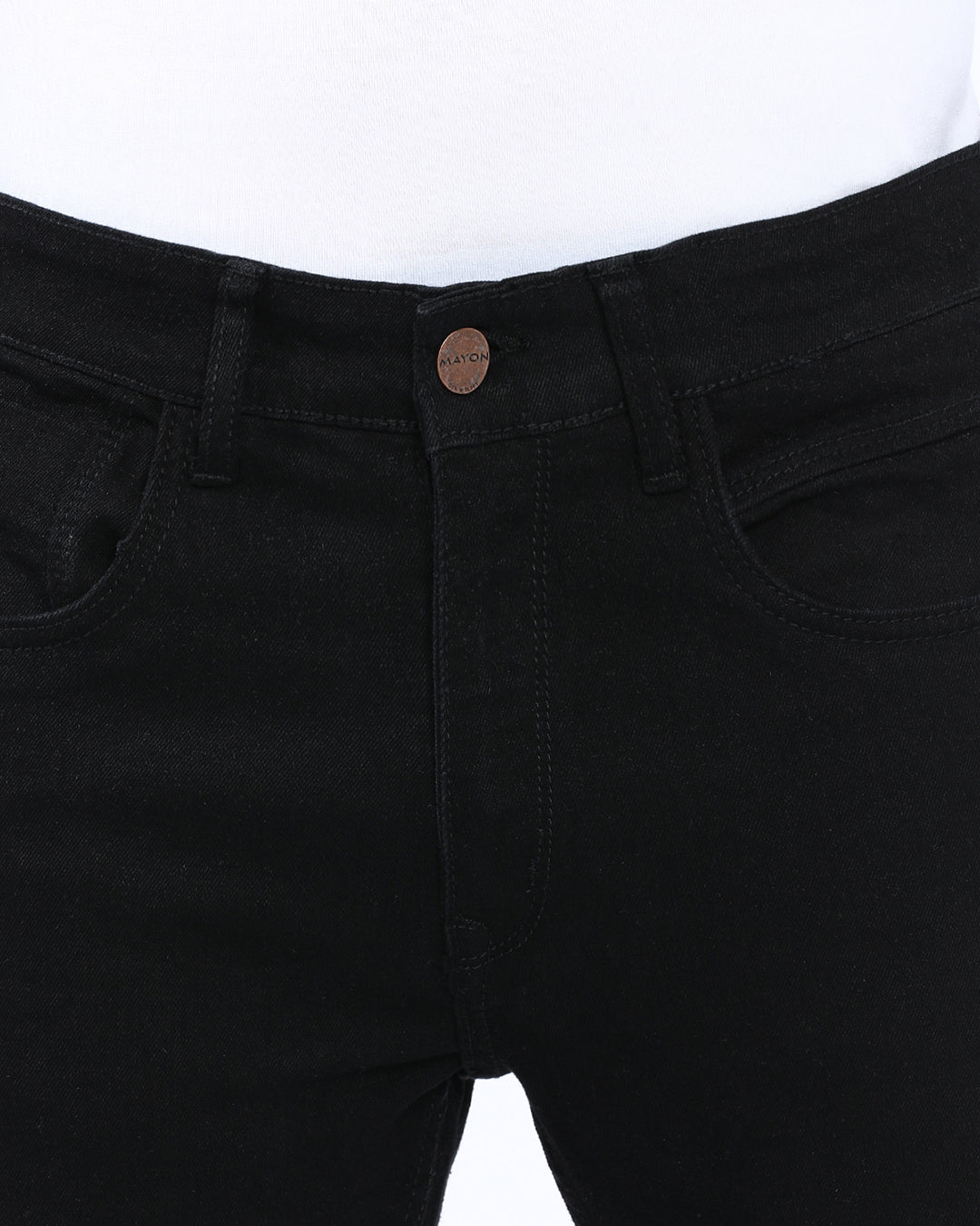Mid Wash Slim Fit Jeans