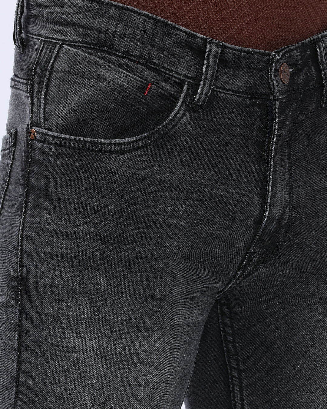 Mid Wash Slim Fit Jeans
