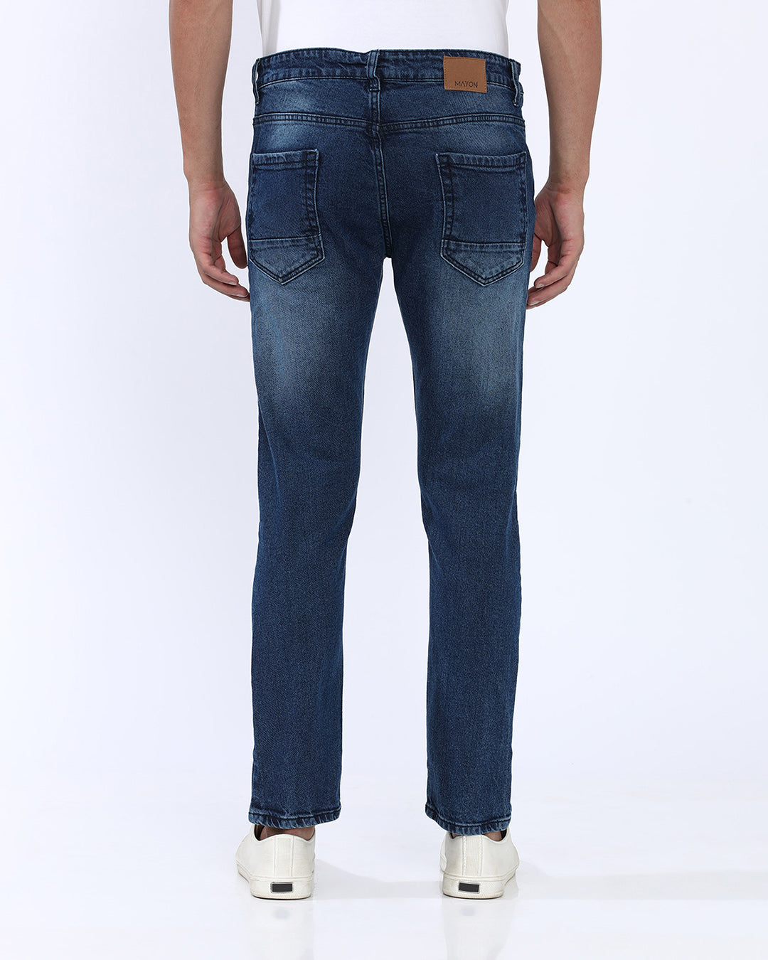 Mid Wash Slim Fit Jeans