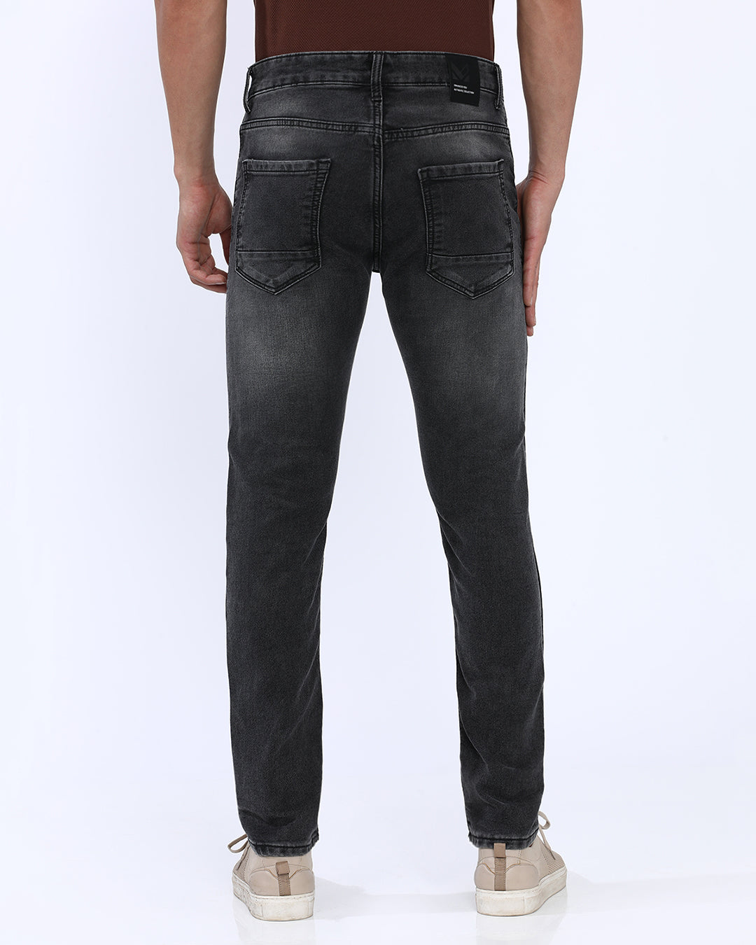 Mid Wash Slim Fit Jeans