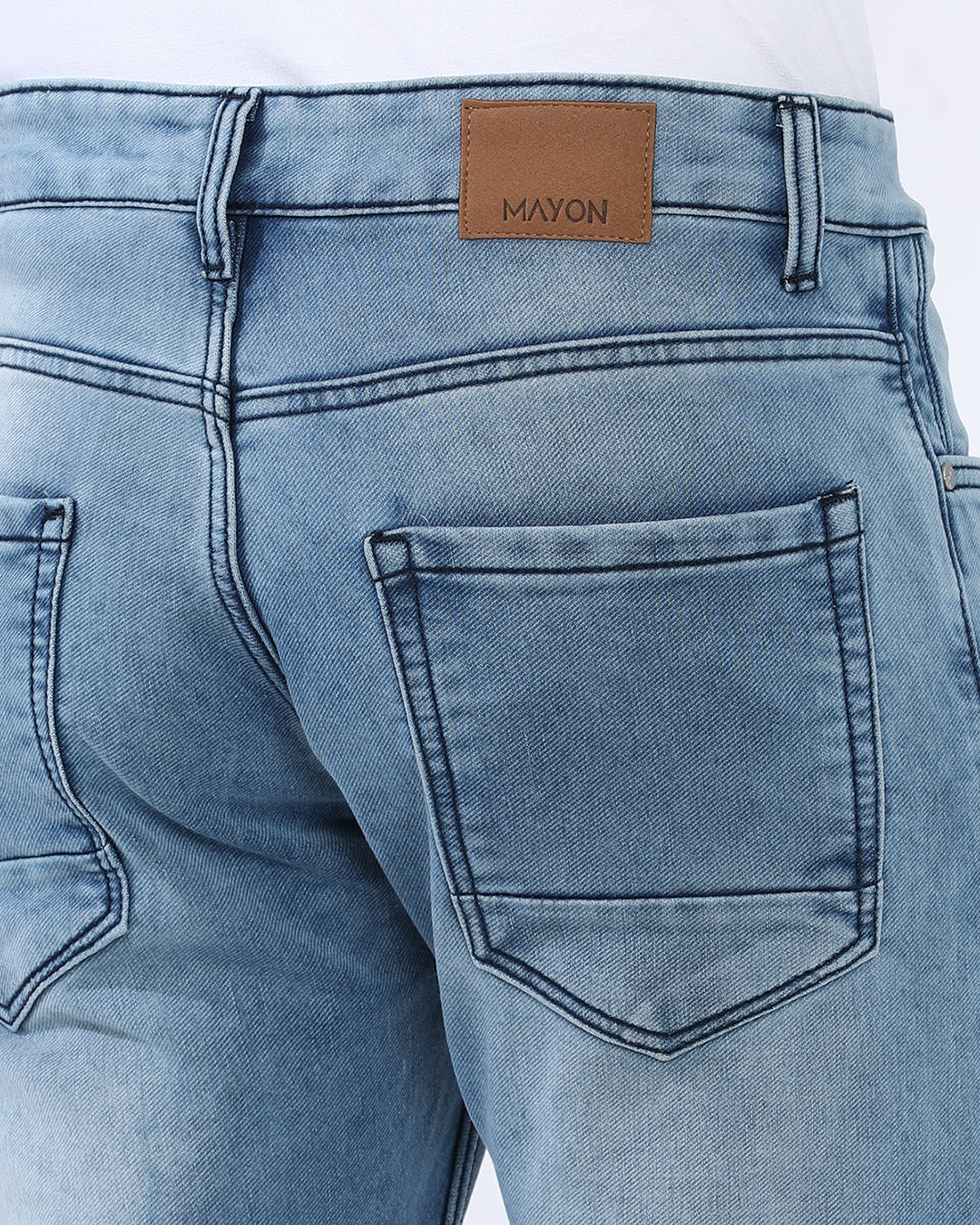 Light Wash Slim Fit Jeans