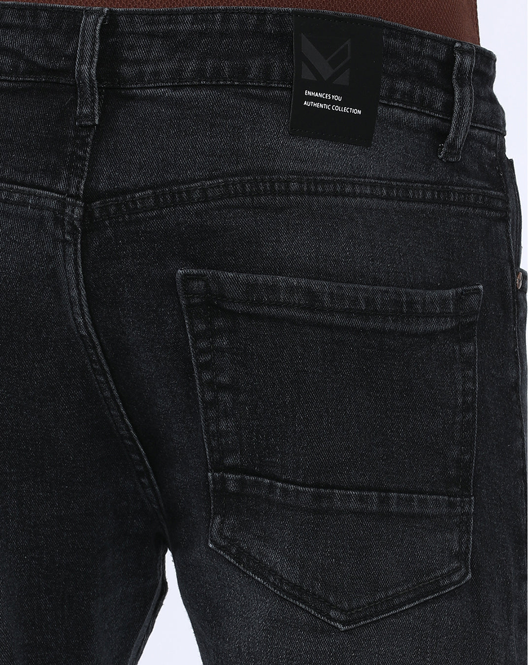 Mid Wash Slim Fit Jeans